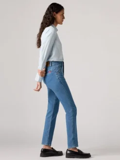 Spijkerbroek - slim fit - blauw