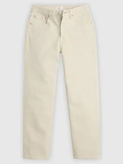 Spijkerbroek - slim fit - crème