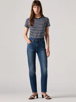 Spijkerbroek - slim fit - donkerblauw