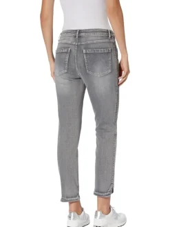 Spijkerbroek - slim fit - grijs