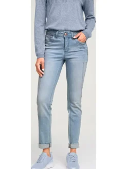 Spijkerbroek - slim fit - lichtblauw