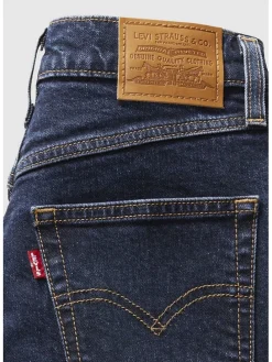 Spijkerbroek "80s" - mom fit - donkerblauw