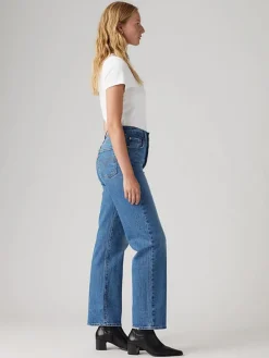 Spijkerbroek - straight fit - blauw