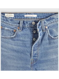 Spijkerbroek - straight fit - blauw