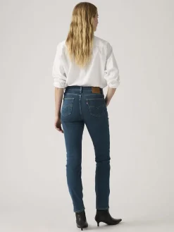 Spijkerbroek - straight fit - blauw