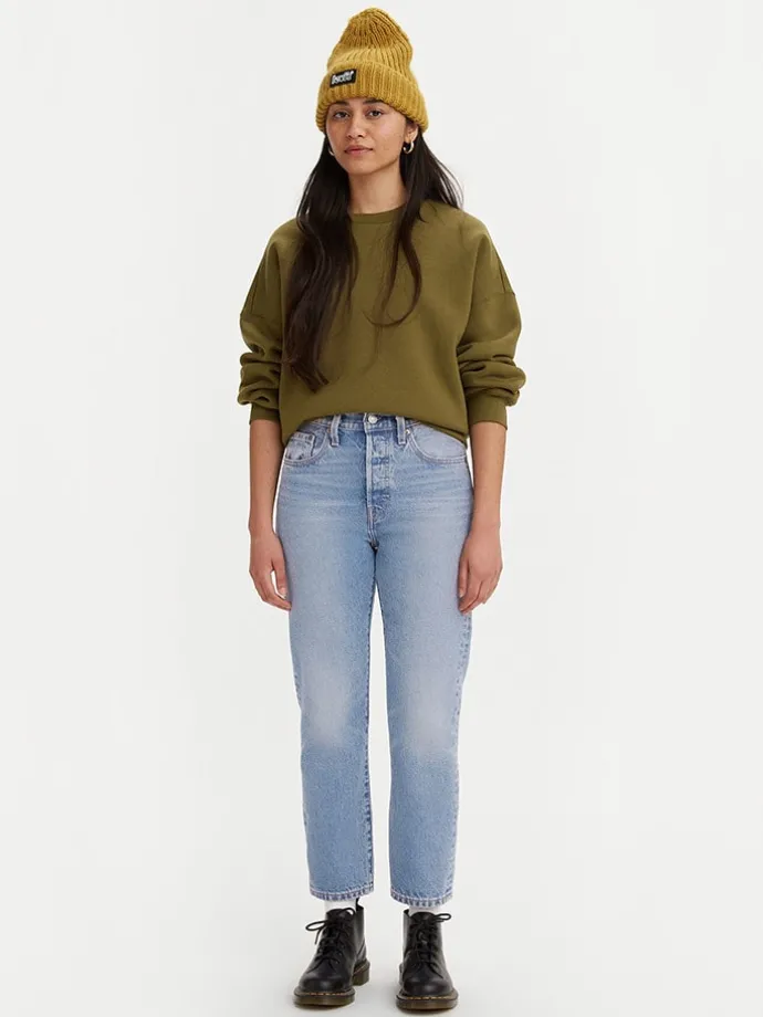 Spijkerbroek - tapered fit - lichtblauw