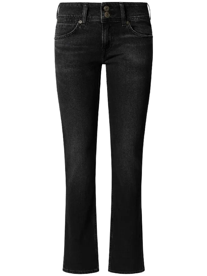 Spijkerbroek "Venus" - slim fit - zwart