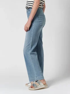 Spijkerbroek - wide Leg fit - lichtblauw