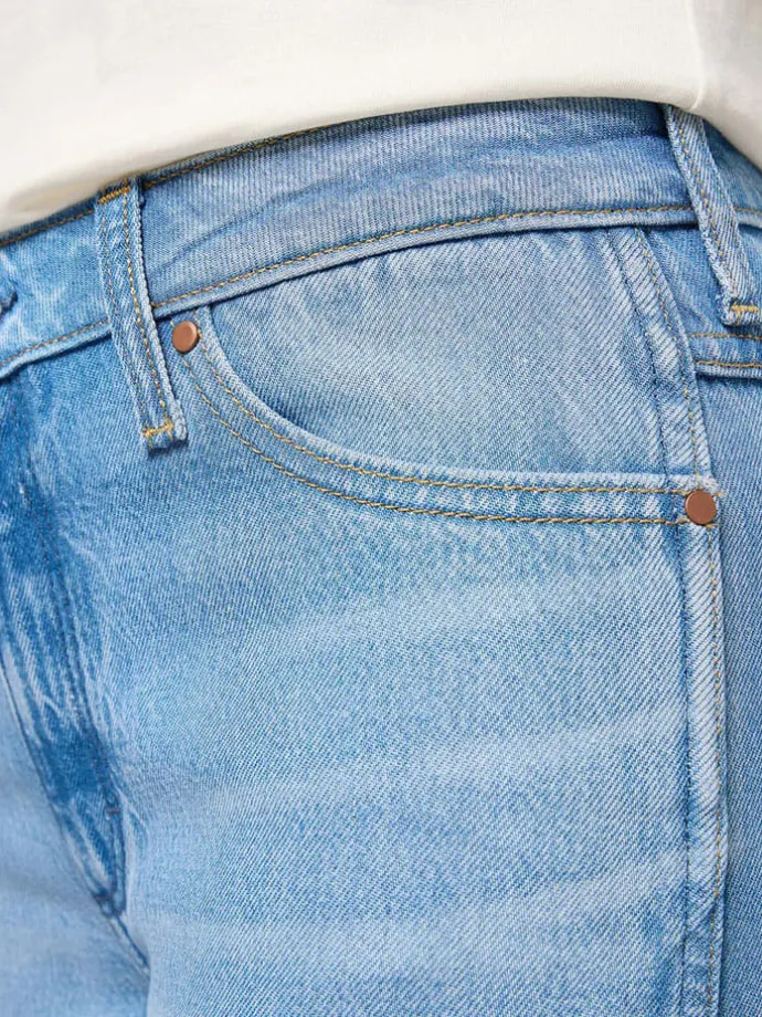 Spijkerbroek "World Wide" - wide leg - lichtblauw