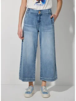 Spijkerculotte blauw