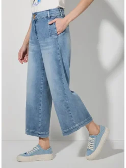 Spijkerculotte blauw