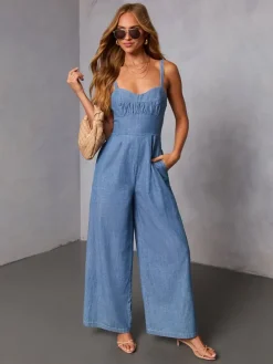Spijkerjumpsuit blauw