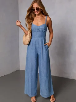 Spijkerjumpsuit blauw