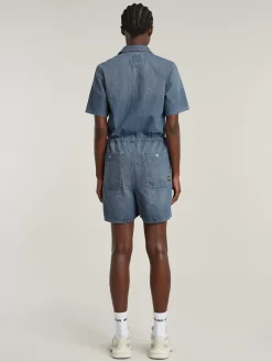 Spijkerjumpsuit blauw