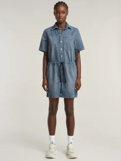 Spijkerjumpsuit blauw