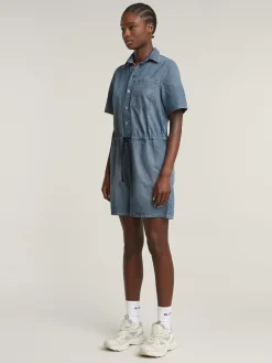Spijkerjumpsuit blauw