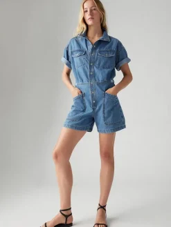 Spijkerjumpsuit blauw