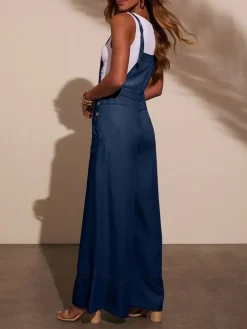 Spijkerjumpsuit donkerblauw