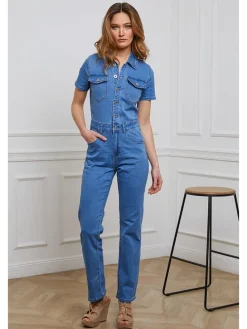 Spijkerjumpsuit "Harper" blauw