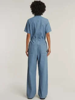 Spijkerjumpsuit lichtblauw