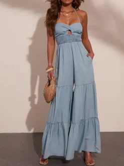 Spijkerjumpsuit lichtblauw