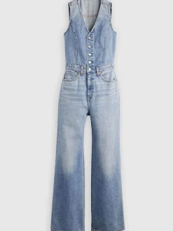 Spijkerjumpsuit lichtblauw
