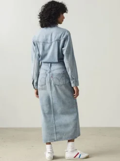 Spijkerjurk lichtblauw