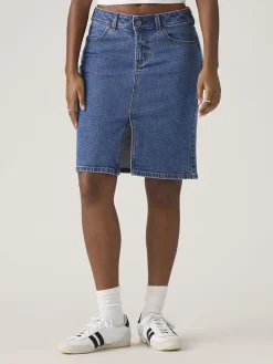 Spijkerrok blauw
