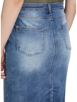Spijkerrok blauw