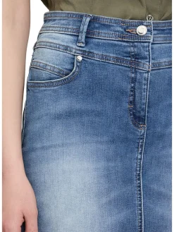 Spijkerrok blauw