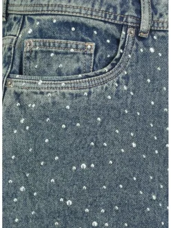 Spijkerrok blauwgrijs