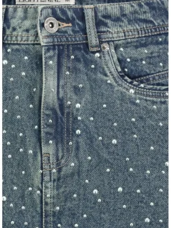 Spijkerrok blauwgrijs