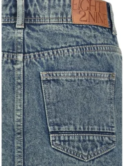 Spijkerrok blauwgrijs
