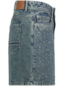 Spijkerrok blauwgrijs