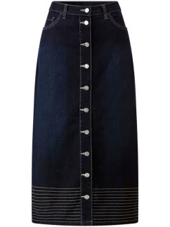 Spijkerrok donkerblauw