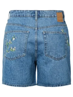 Spijkershort blauw