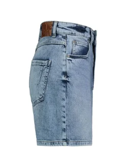 Spijkershort blauw