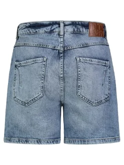 Spijkershort blauw