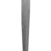 Steenspleetwig zilverkleurig - (L)19 x (B)2,3 cm