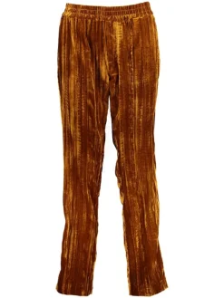 Stoffen broek oranje