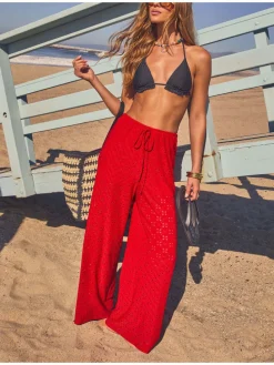 Strandhose rood