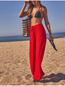 Strandhose rood