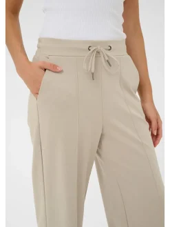 Sweatbroek beige