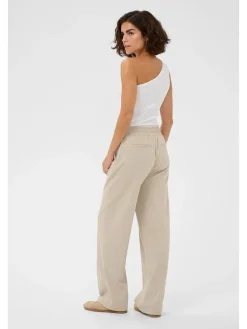 Sweatbroek beige