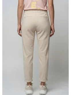 Sweatbroek "Ginette" zandkleurig
