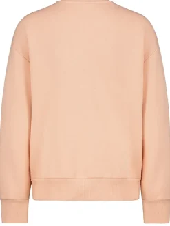 Sweatshirt abrikooskleurig