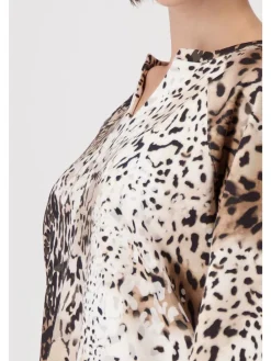 Sweatshirt beige/lichtbruin/zwart