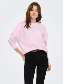 Sweatshirt "Canoa" lichtroze