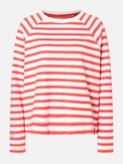 Sweatshirt "Carry" rood/wit