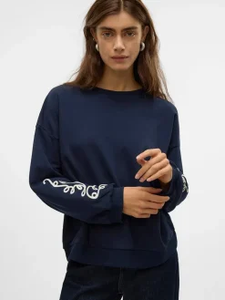 Sweatshirt donkerblauw